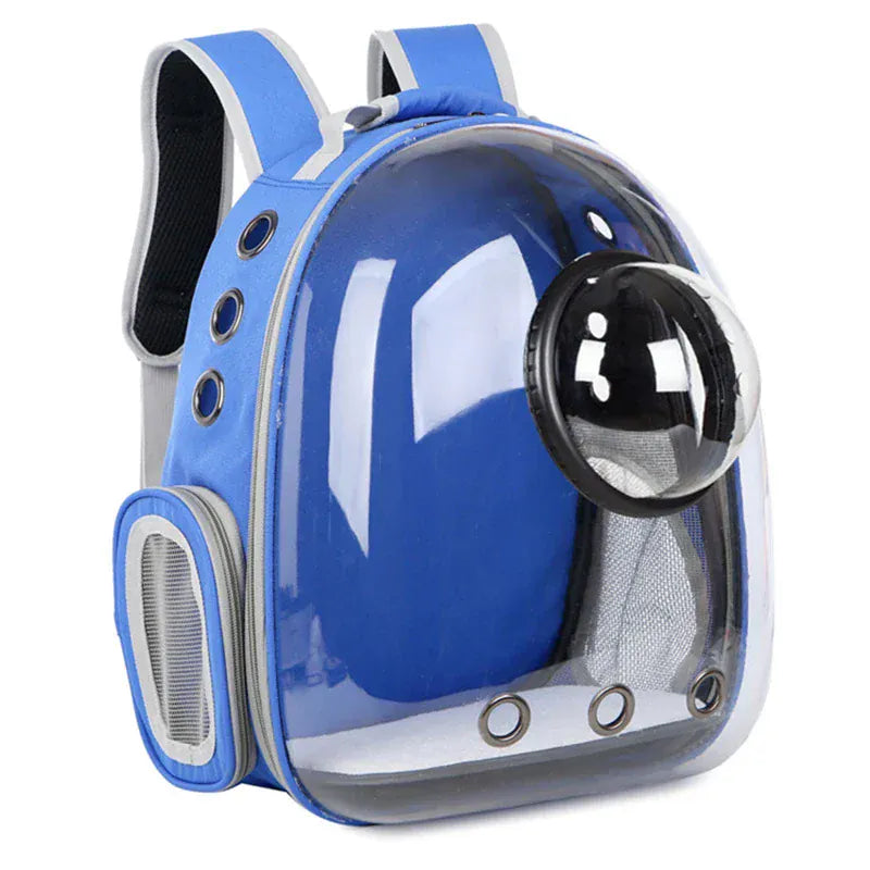 Transparent Cat Carrier Backpack – Bubble Window Pet Travel Bag for Small Dogs & Cats