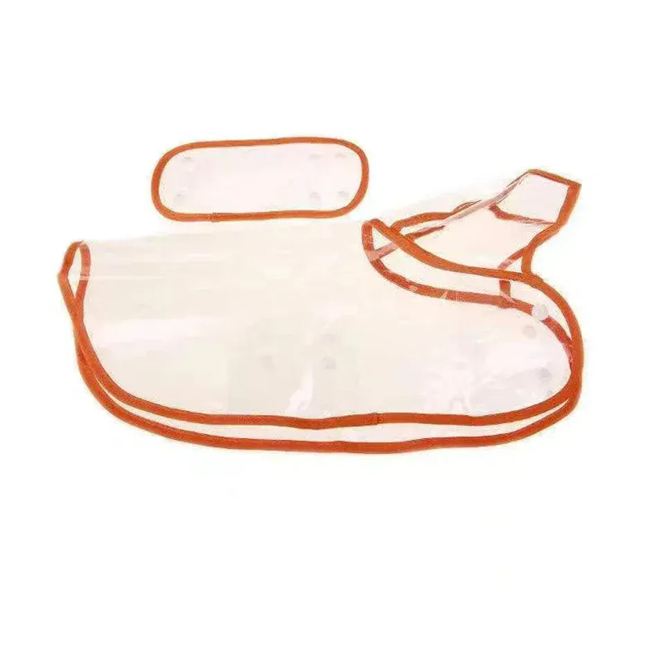 Transparent Dog Raincoat – Waterproof Hooded Rainwear for Small Dogs | Soft PVC Puppy Rain Poncho | Lightweight Pet Jacket