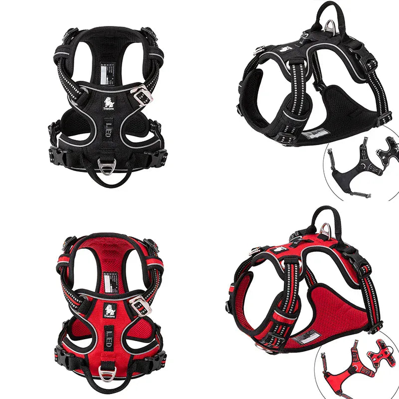 Truelove No-Pull Dog Harness - Reflective Safety Vest with 4 Adjustment Points