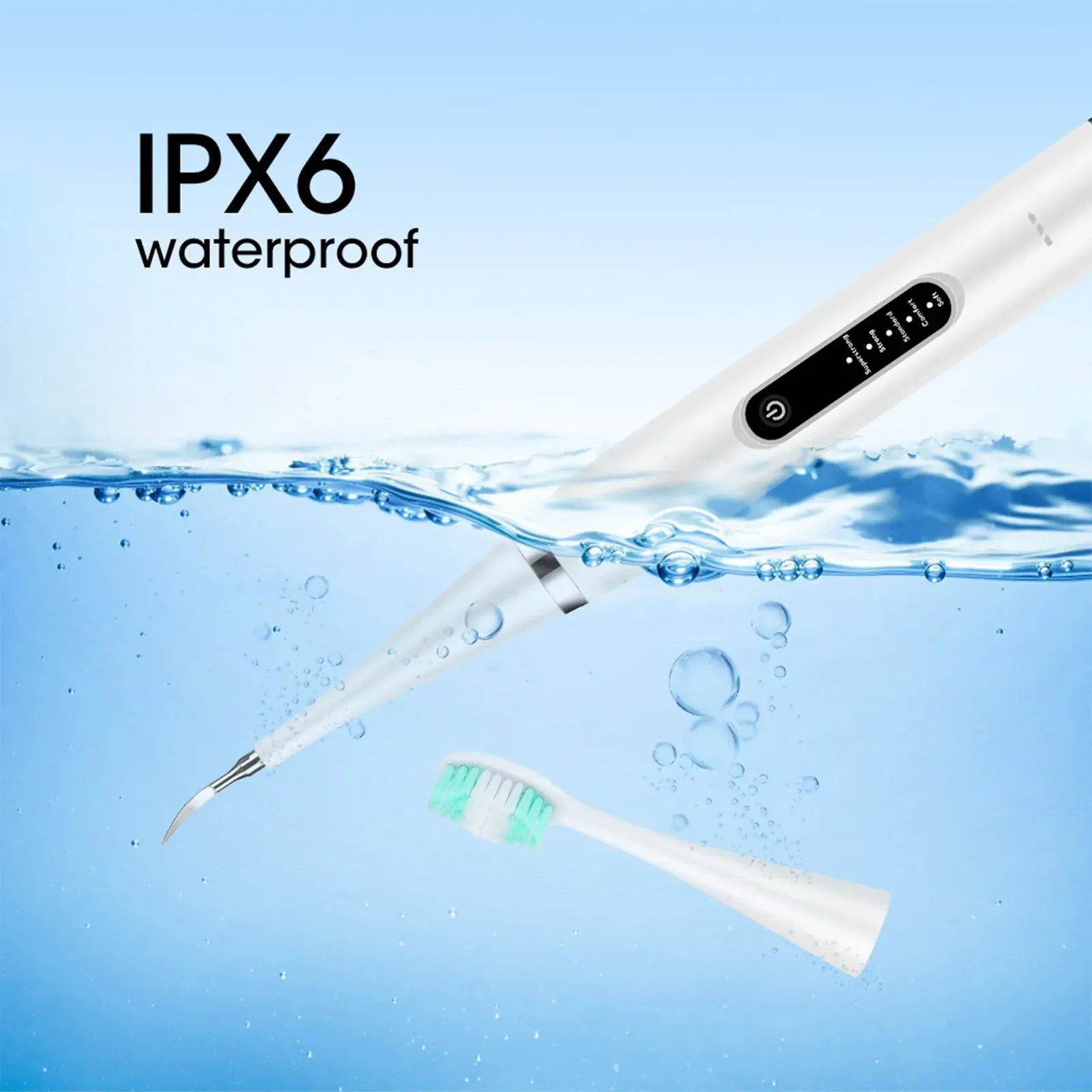 Ultrasonic Electric Dog Toothbrush | Portable Professional Pet Dental Cleaner | Plaque & Tartar Removal for Dogs & Cats