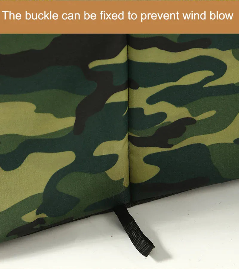 Portable waterproof cat shelter for feral and stray cats