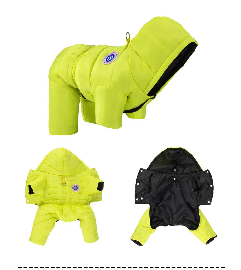 Waterproof Winter Dog Coat – Warm Fleece-Lined Jacket Vest for Small Dogs, French Bulldog, Chihuahua & Puppies