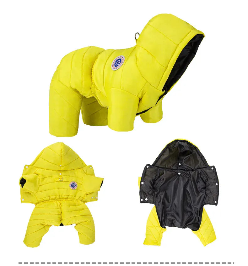 Waterproof Winter Dog Coat – Warm Fleece-Lined Jacket Vest for Small Dogs, French Bulldog, Chihuahua & Puppies