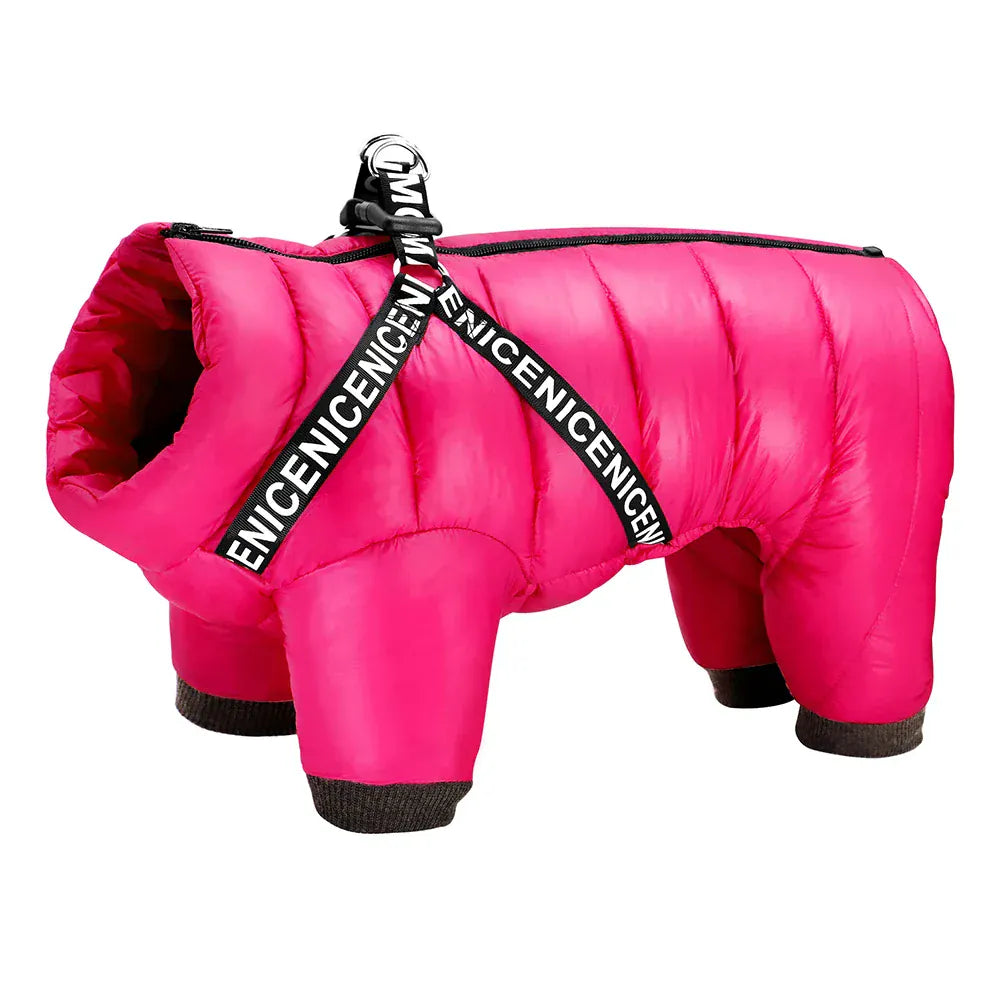 Waterproof Winter Dog Jumpsuit - Super Warm Full-Body Coat for French Bulldogs & Small Breeds