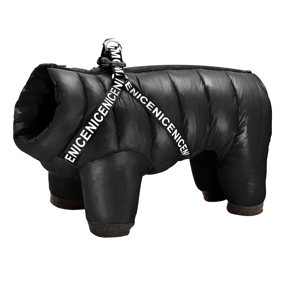 Waterproof Winter Dog Jumpsuit - Super Warm Full-Body Coat for French Bulldogs & Small Breeds