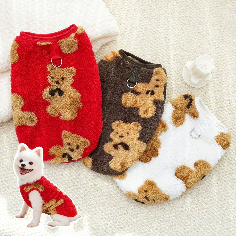 Winter Pet Flannel Coat | Warm Dog & Cat Pajamas for Small to Large Breeds – M to 7XL, 5-35kg