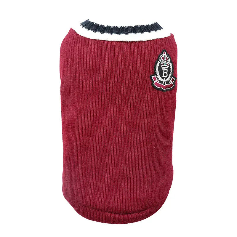 Winter Pet Sweater Pullover | Cozy Dog & Cat Vest, Puppy Jacket & Kitty Costume