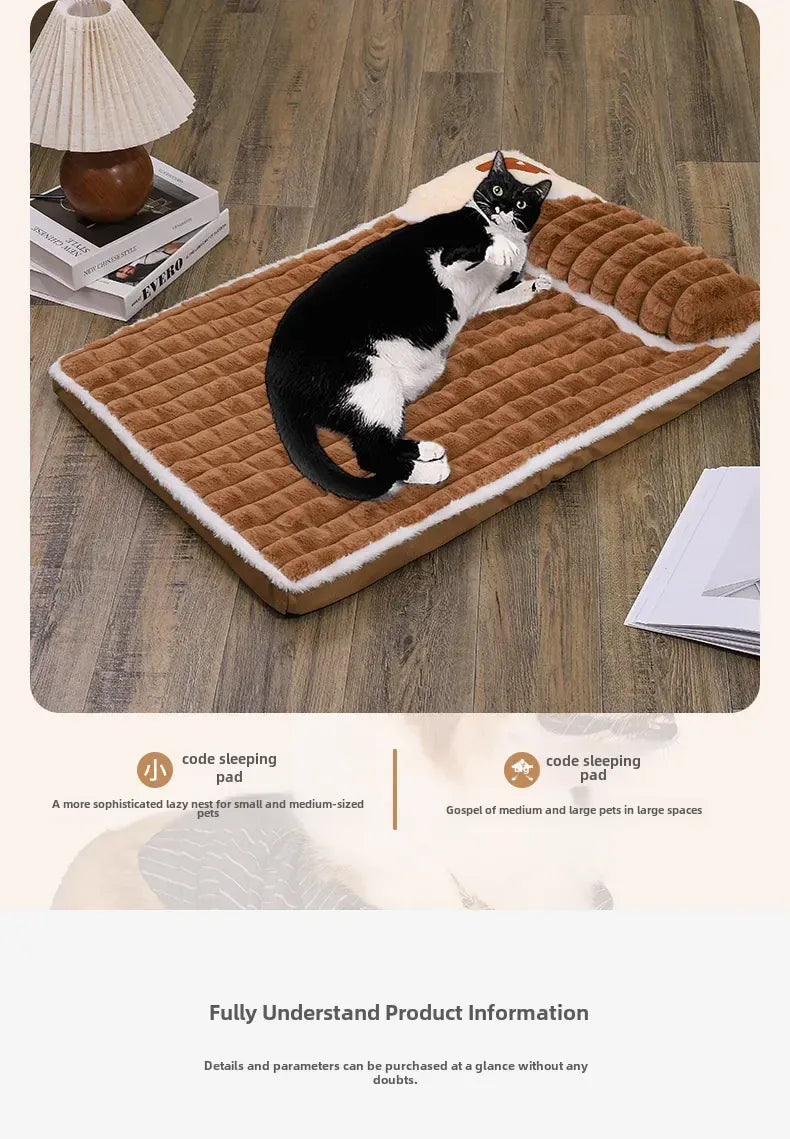 High-quality orthopedic dog bed providing full body support for dogs