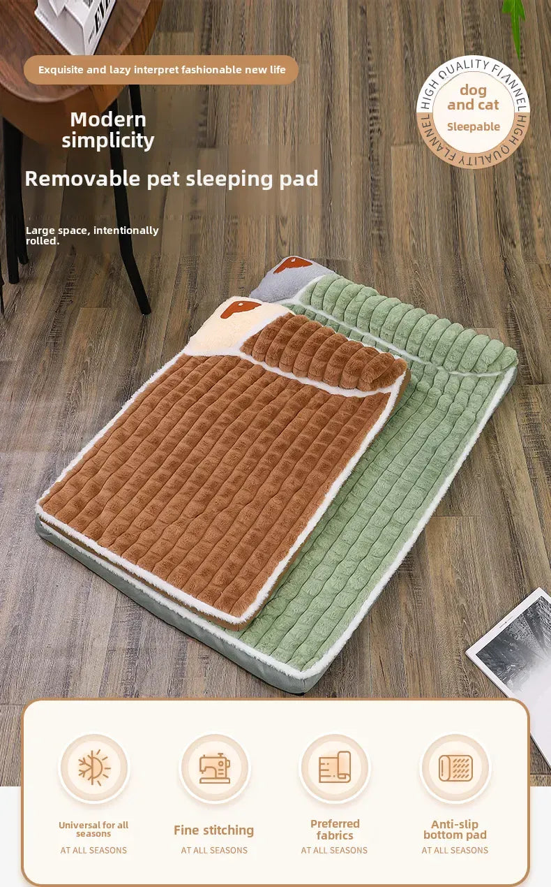 Orthopedic dog bed with washable cover and waterproof liner
