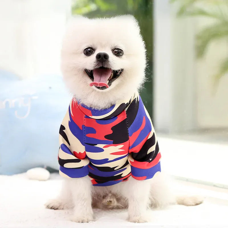 Winter Warm Small Dog Hoodie | Soft Pet Sweatshirt for Bulldogs, Chihuahuas & Shih Tzus | Cozy Puppy & Cat Pullover Coat