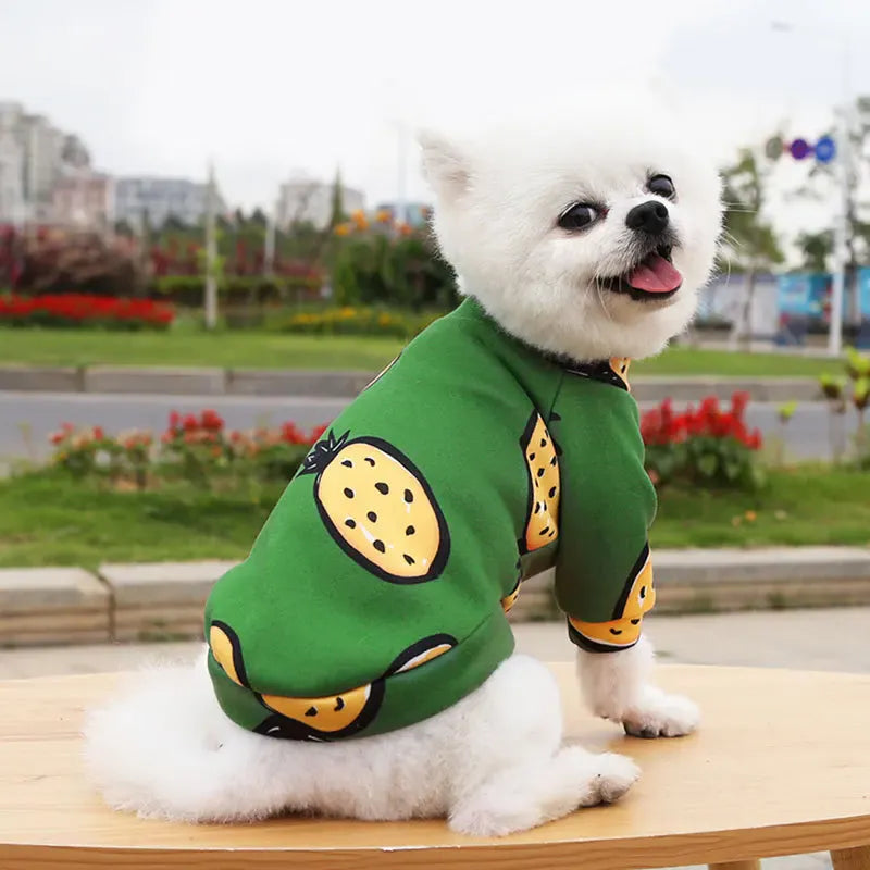 Winter Warm Small Dog Hoodie | Soft Pet Sweatshirt for Bulldogs, Chihuahuas & Shih Tzus | Cozy Puppy & Cat Pullover Coat