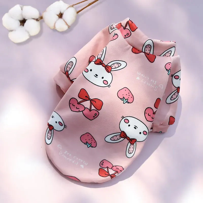 Winter Warm Small Dog Hoodie | Soft Pet Sweatshirt for Bulldogs, Chihuahuas & Shih Tzus | Cozy Puppy & Cat Pullover Coat