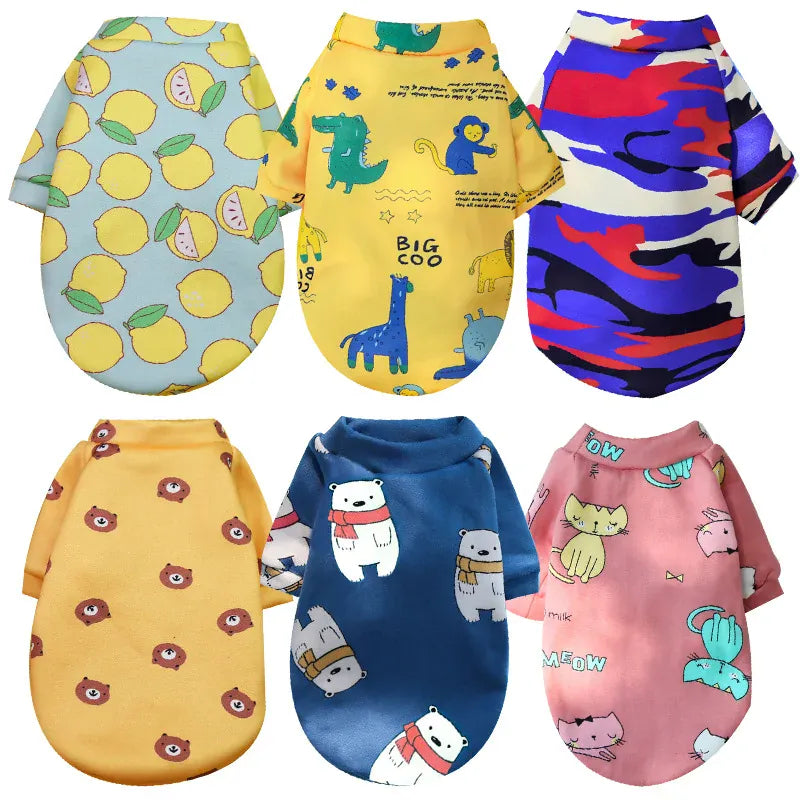 Winter Warm Small Dog Hoodie | Soft Pet Sweatshirt for Bulldogs, Chihuahuas & Shih Tzus | Cozy Puppy & Cat Pullover Coat