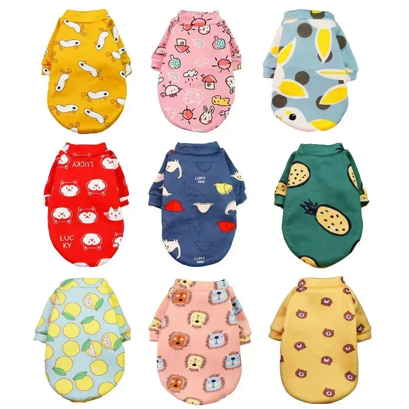 Winter Warm Small Dog Hoodie | Soft Pet Sweatshirt for Bulldogs, Chihuahuas & Shih Tzus | Cozy Puppy & Cat Pullover Coat