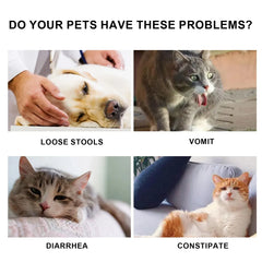 Yegbong Pet Health Drops - 50ml Multi-Vitamin Liquid for Cats & Dogs, Immune Support & Anxiety Relief Supplement for Puppies & Kittens